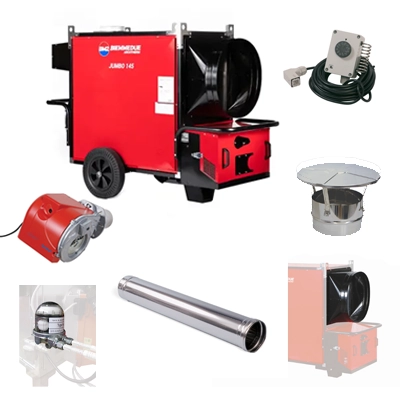 Arcotherm Package Jumbo 145M Indirect Oil Fired Space Heater - 240v