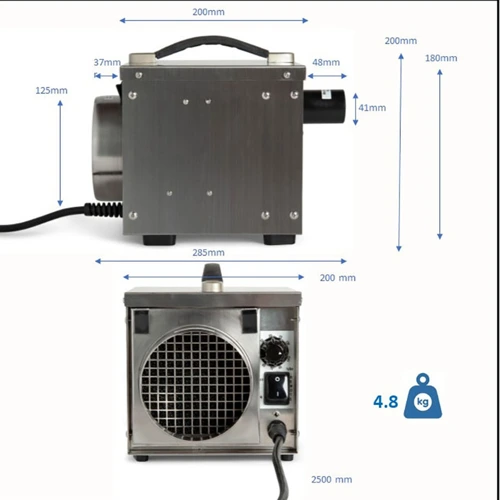 Ecor Pro DH811 INOX 110v Desiccant Dehumidifier