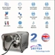 Ecor Pro DH3500 INOX 220v Desiccant Dehumidifier