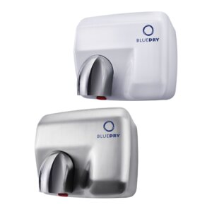 BlueDry Blue Storm Electric Rotating Nozzle Hand Dryer