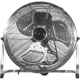 Prem-I-Air 14 Inch Air Circulator Fan with Chrome Finish 230v