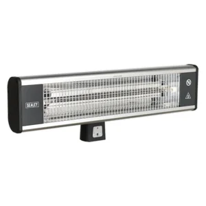 Sealey IWMH1809R Wall Mounted Outdoor Carbon Fibre Infrared Heater 230v